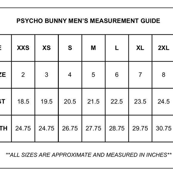 Psycho Bunny Men's White Coniston Crew neck long sleeve graphic tee size: L - Picture 8 of 8